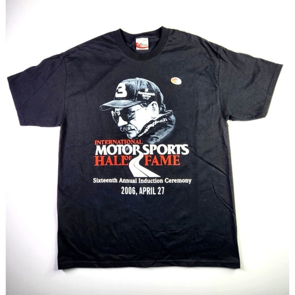Dale Earnhardt 2006 Graphic T shirt XL Motorsports NASCAR Hall Of Fame NOS